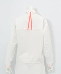 バックメッシュ冷感プルオーバー後（ホワイト）