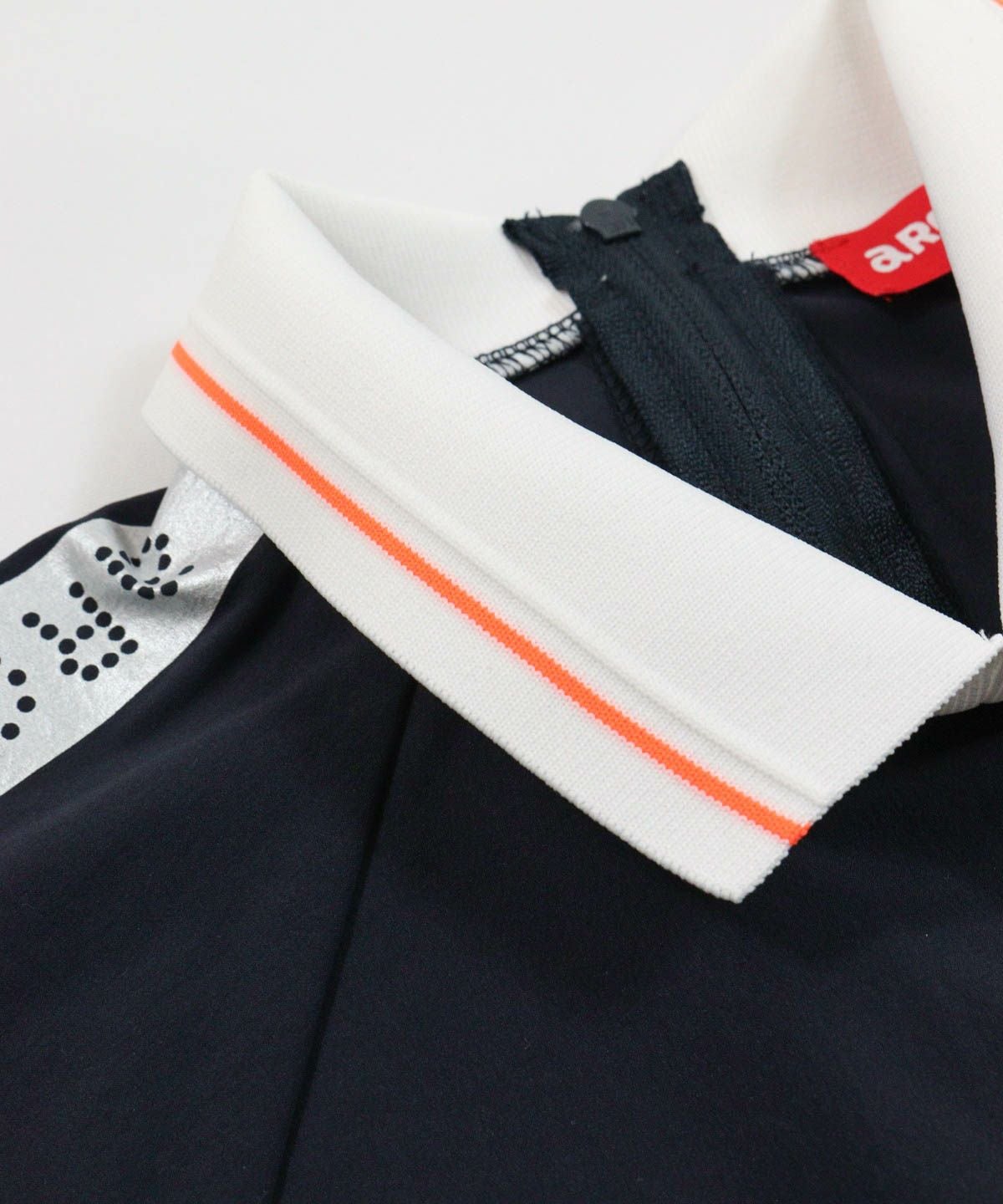 襟元（ネイビー）