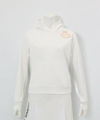 オーロララインUV速乾プルパーカー（ホワイト）