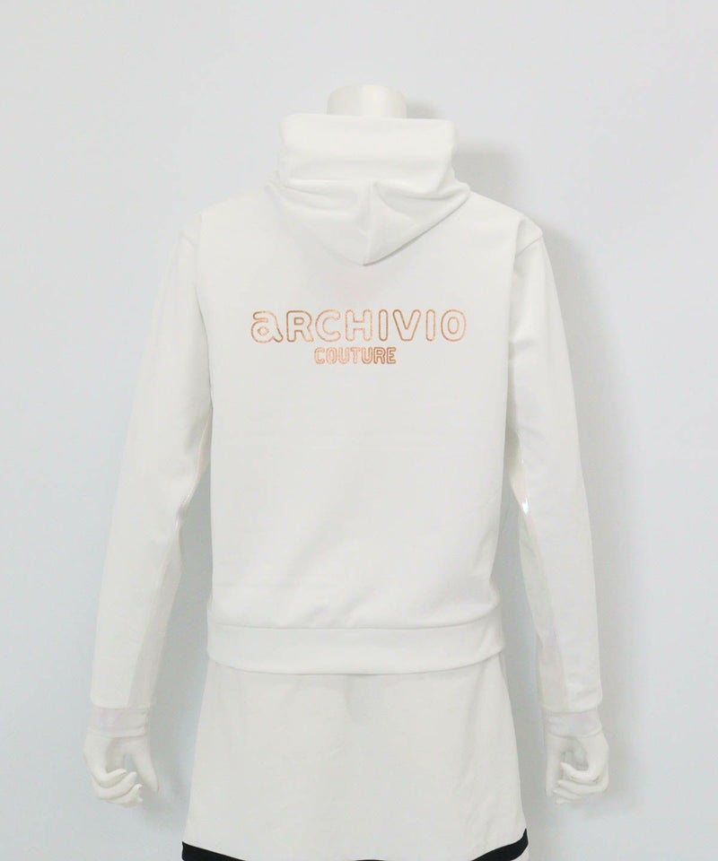 オーロララインUV速乾プルパーカー後（ホワイト）