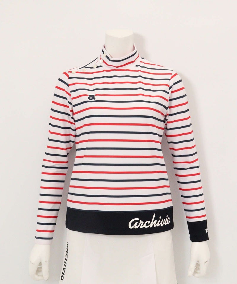 マリン釦ボーダープルオーバー（マルチ）