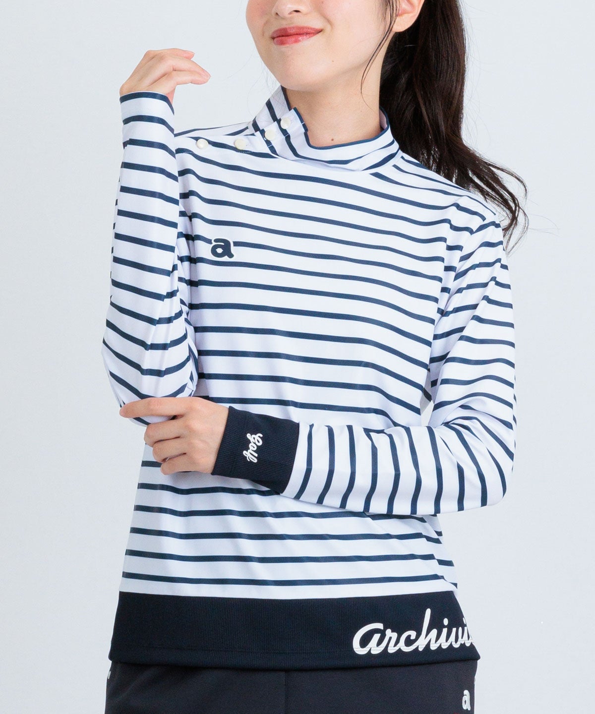 モデル着用画像(ネイビー)