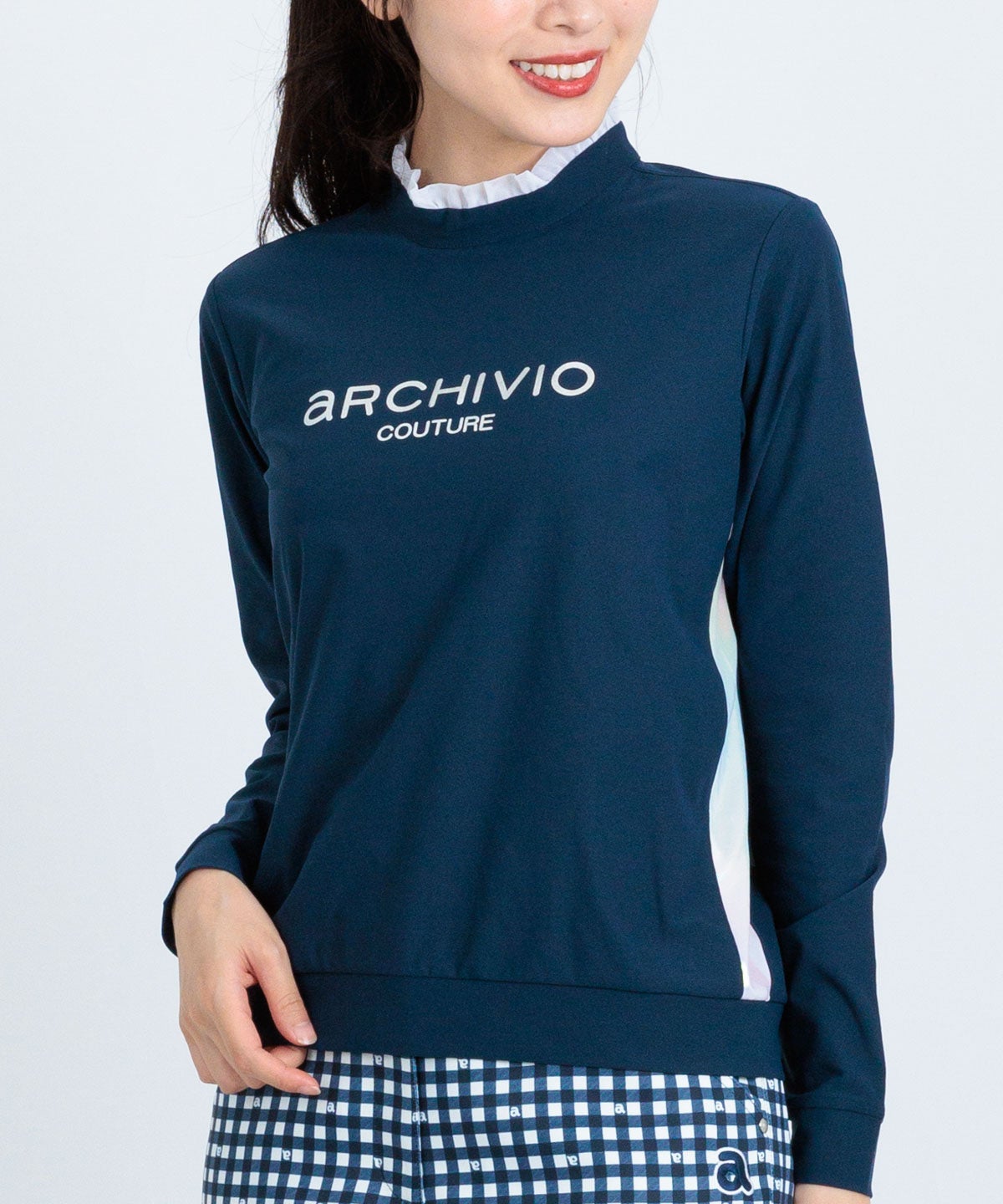 モデル着用画像(ネイビー)