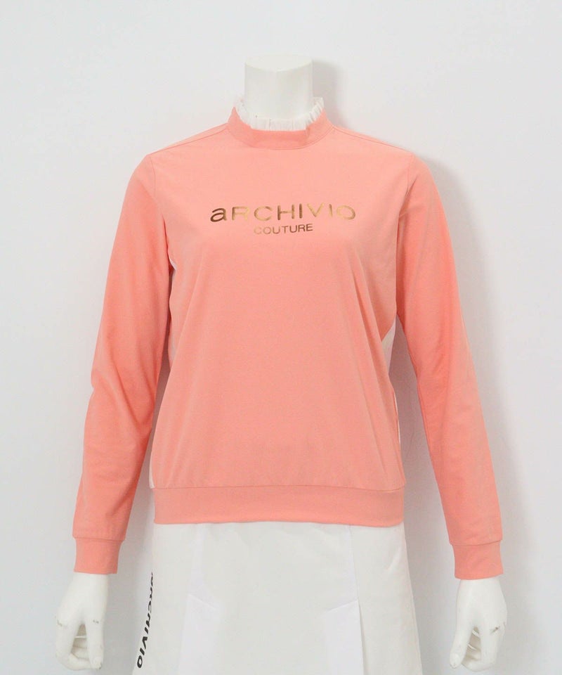 UV速乾フリル×オーロラ切替プルオーバー（ライトオレンジ）