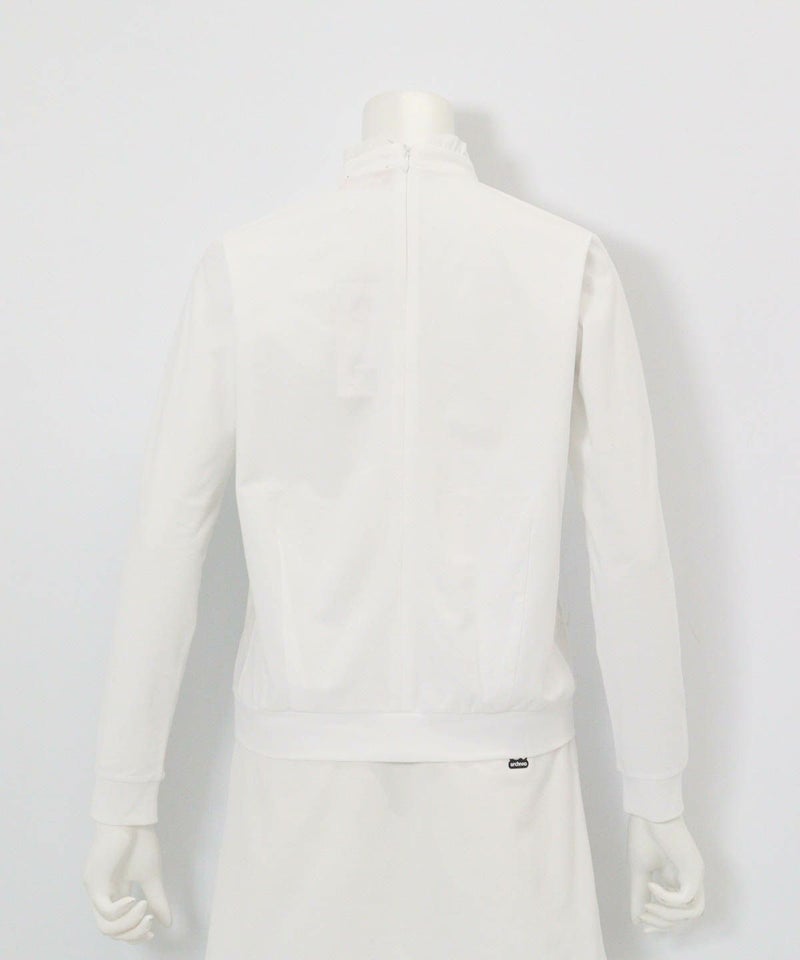 UV速乾フリル×オーロラ切替プルオーバー後（ホワイト）