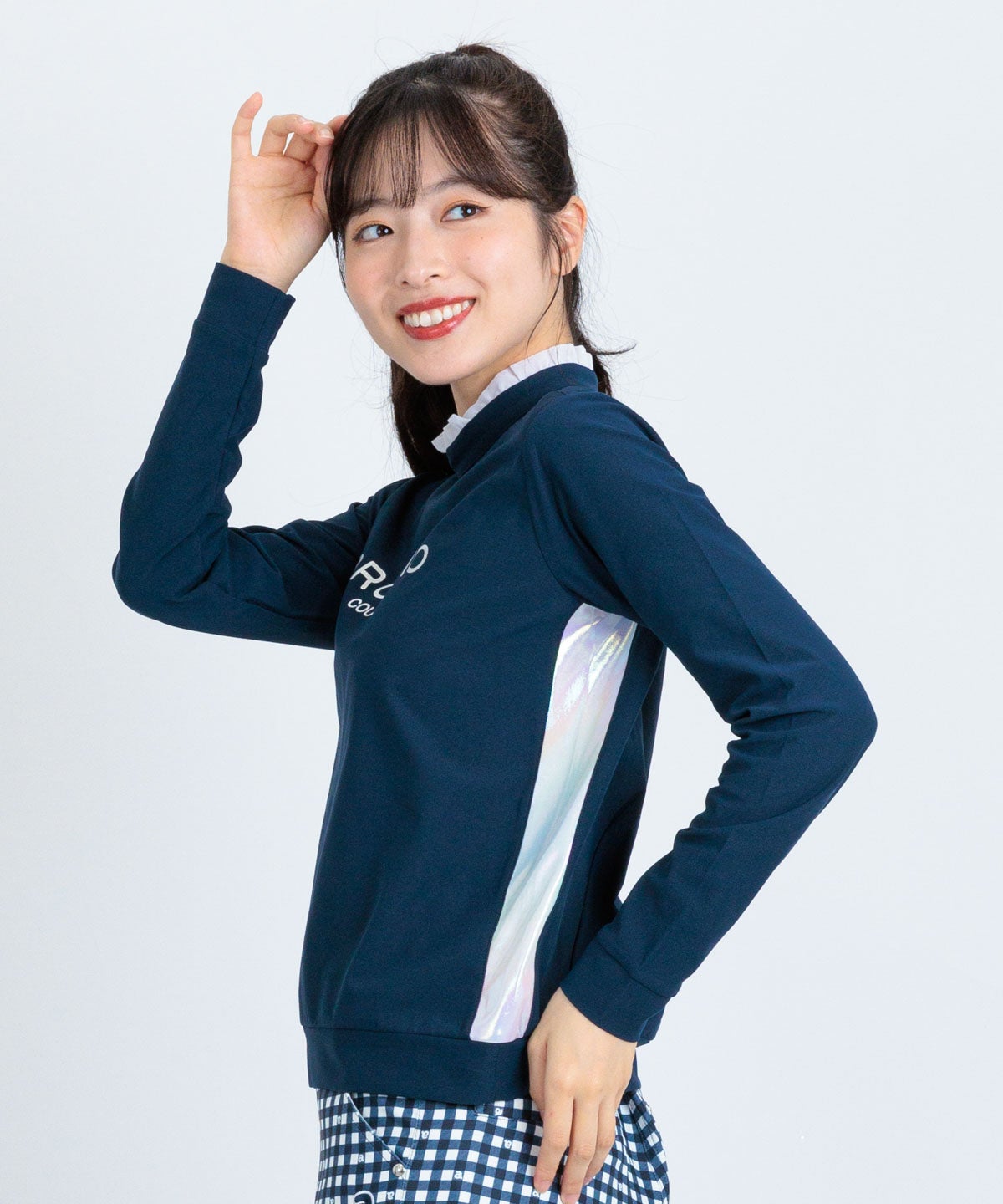 モデル着用画像(ネイビー)