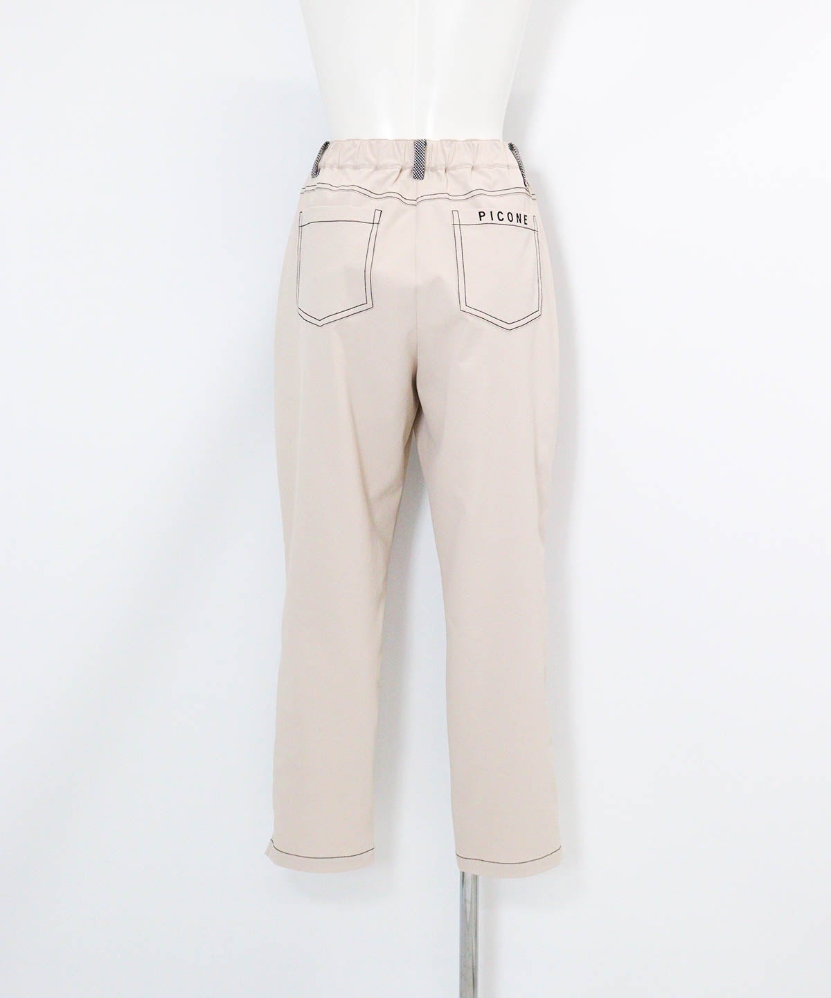 フルダル速乾ピケパンツ(ベージュ)後ろ