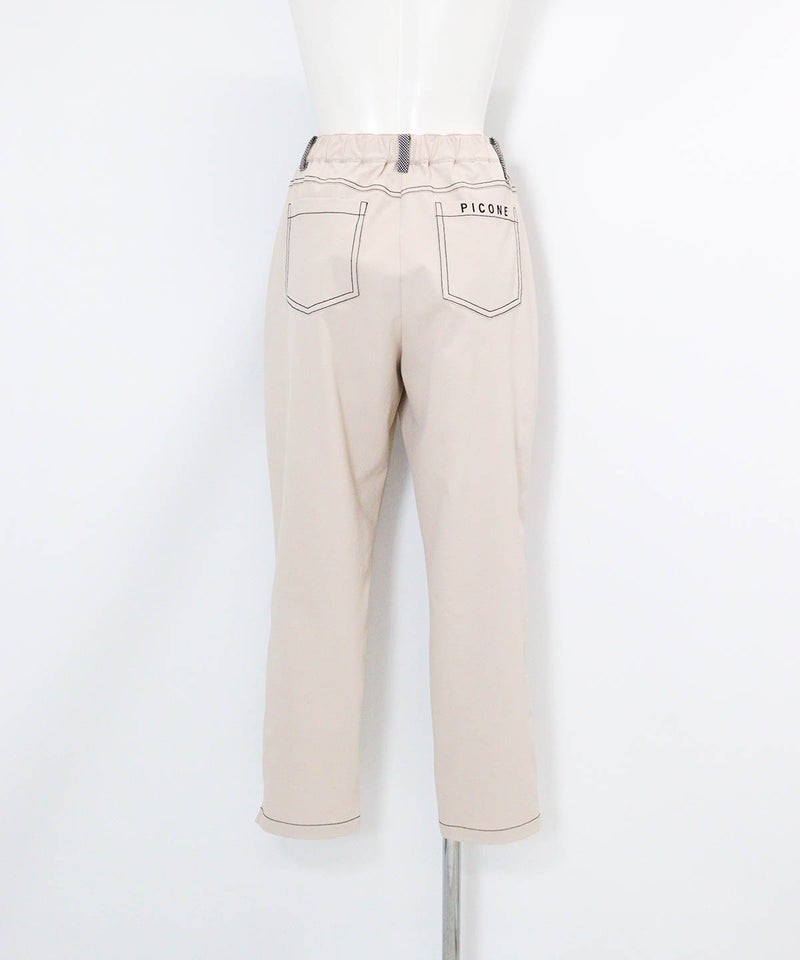 フルダル速乾ピケパンツ(ベージュ)後ろ