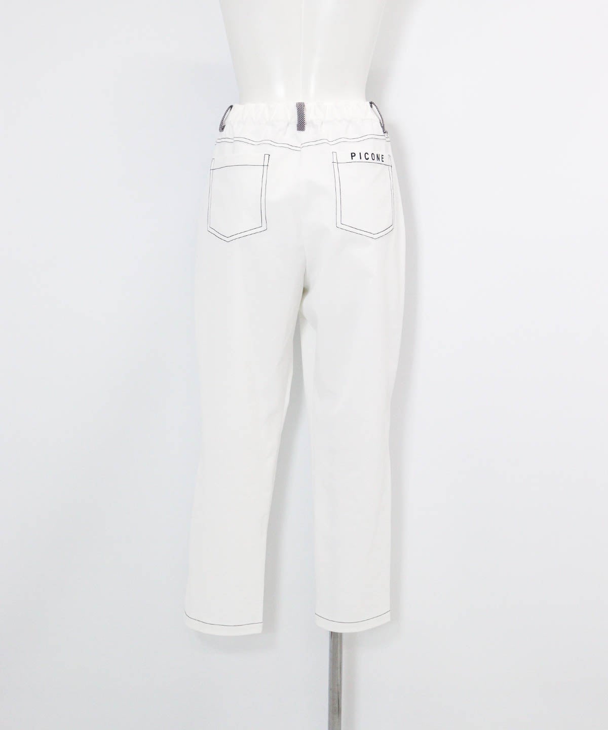 フルダル速乾ピケパンツ(ホワイト)後ろ