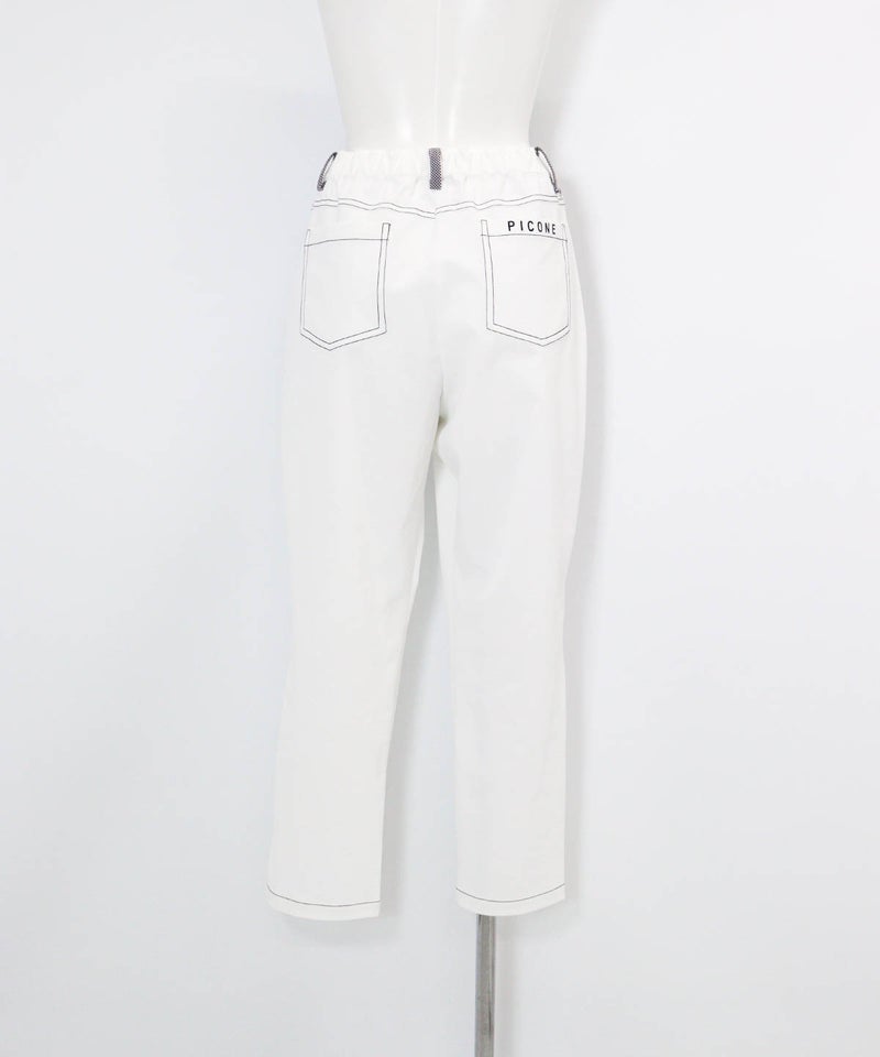 フルダル速乾ピケパンツ(ホワイト)後ろ