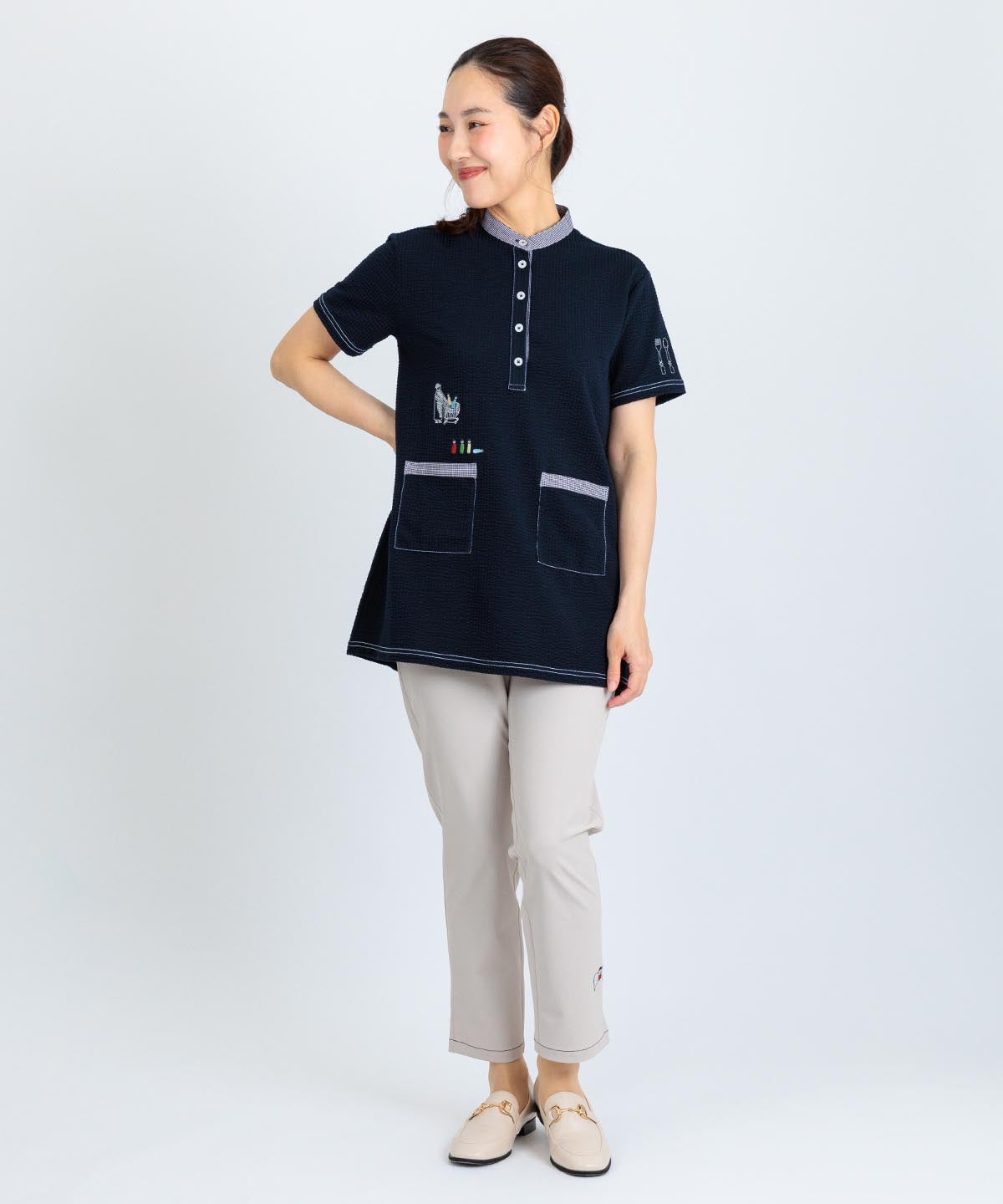 モデル着用画像(ベージュ)