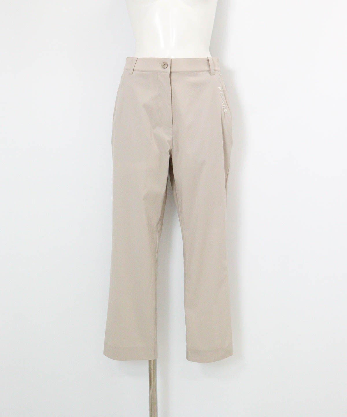 UV冷感クロップド撥水パンツ(ライトグレー)前