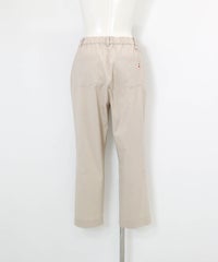 UV冷感クロップド撥水パンツ(ライトグレー)後ろ