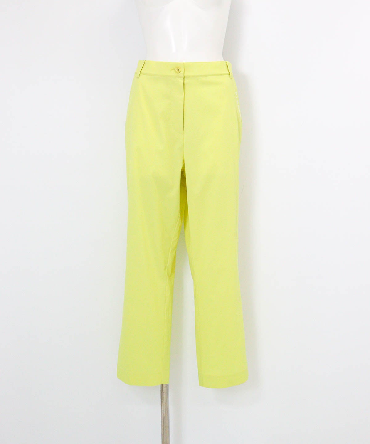 UV冷感クロップド撥水パンツ(イエロー)前