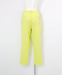 UV冷感クロップド撥水パンツ(イエロー)後ろ