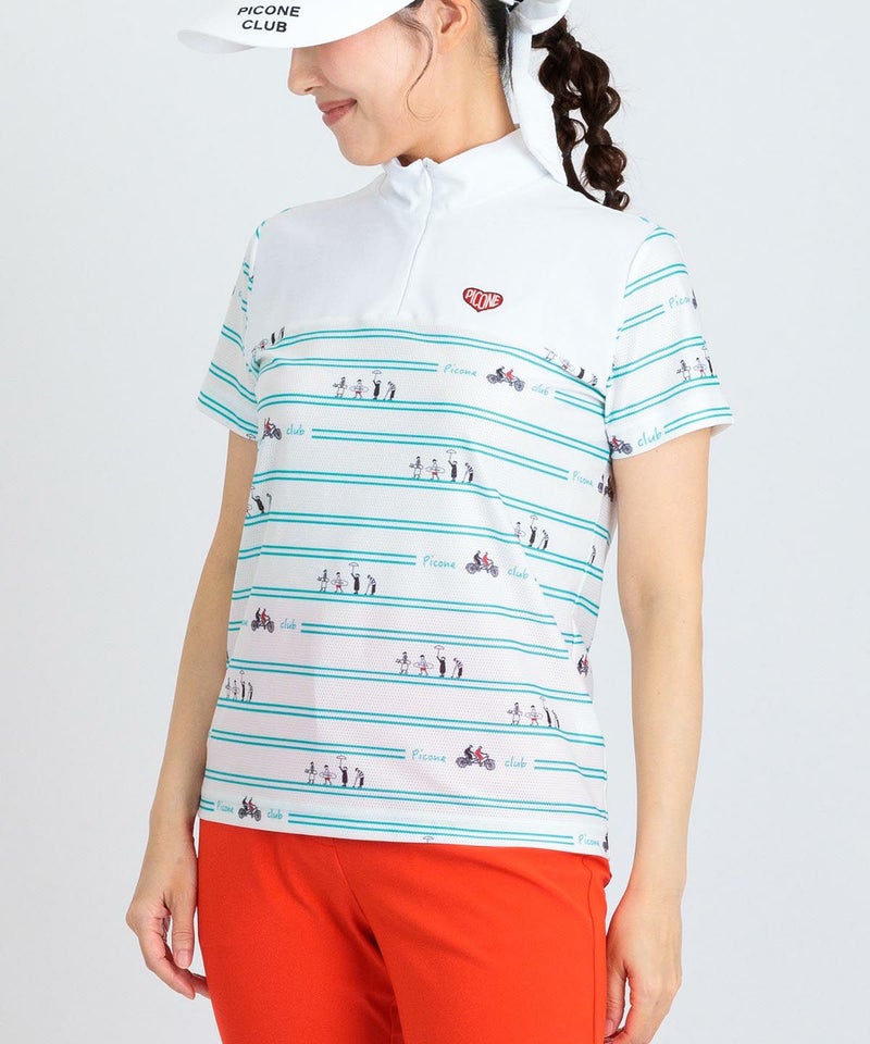 モデル着用画像(ホワイト×グリーン)