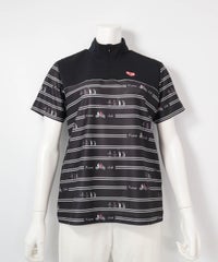 ピコボーダーUVジッププルオーバー(ブラック)前