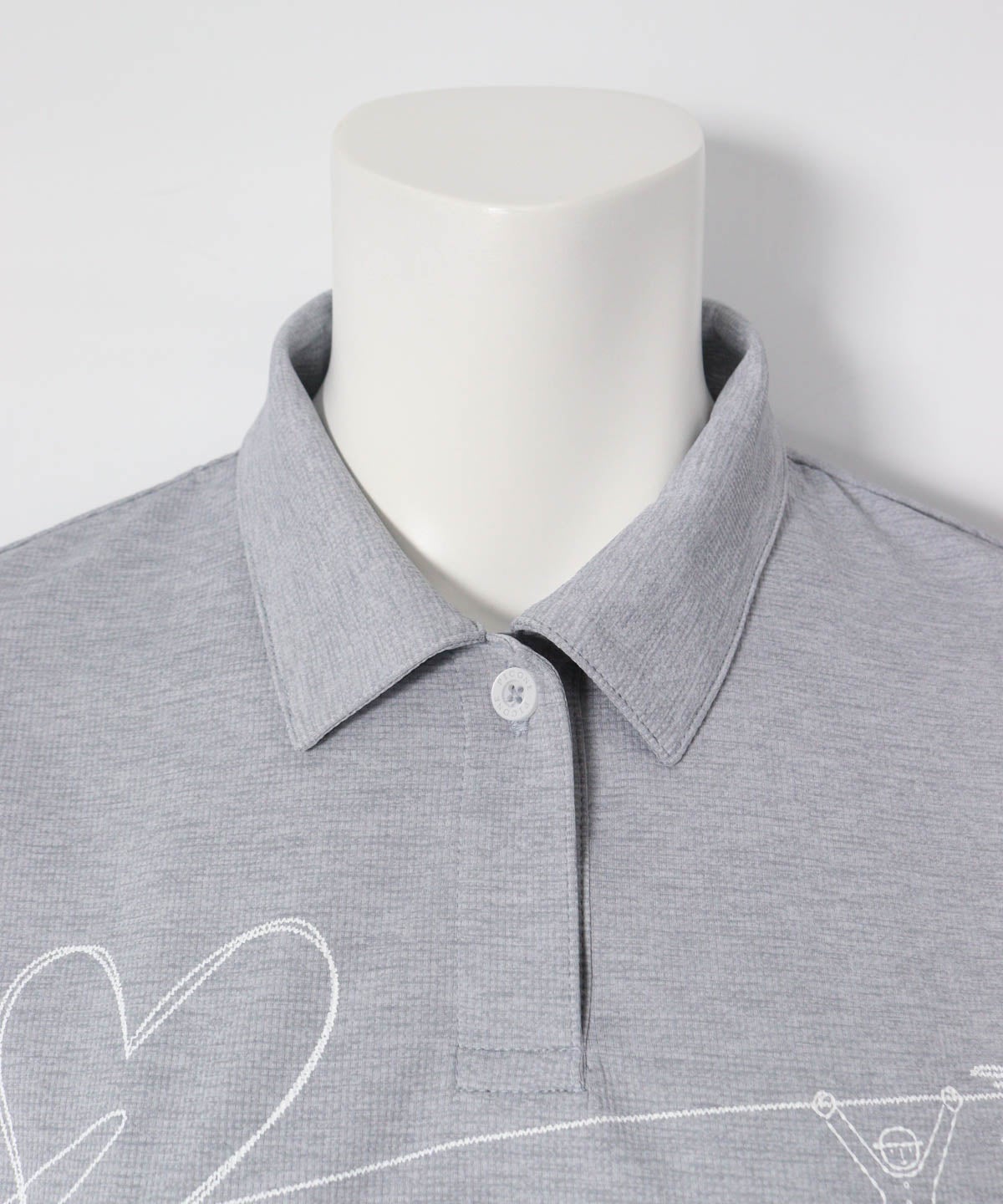 首元（ライトグレー）