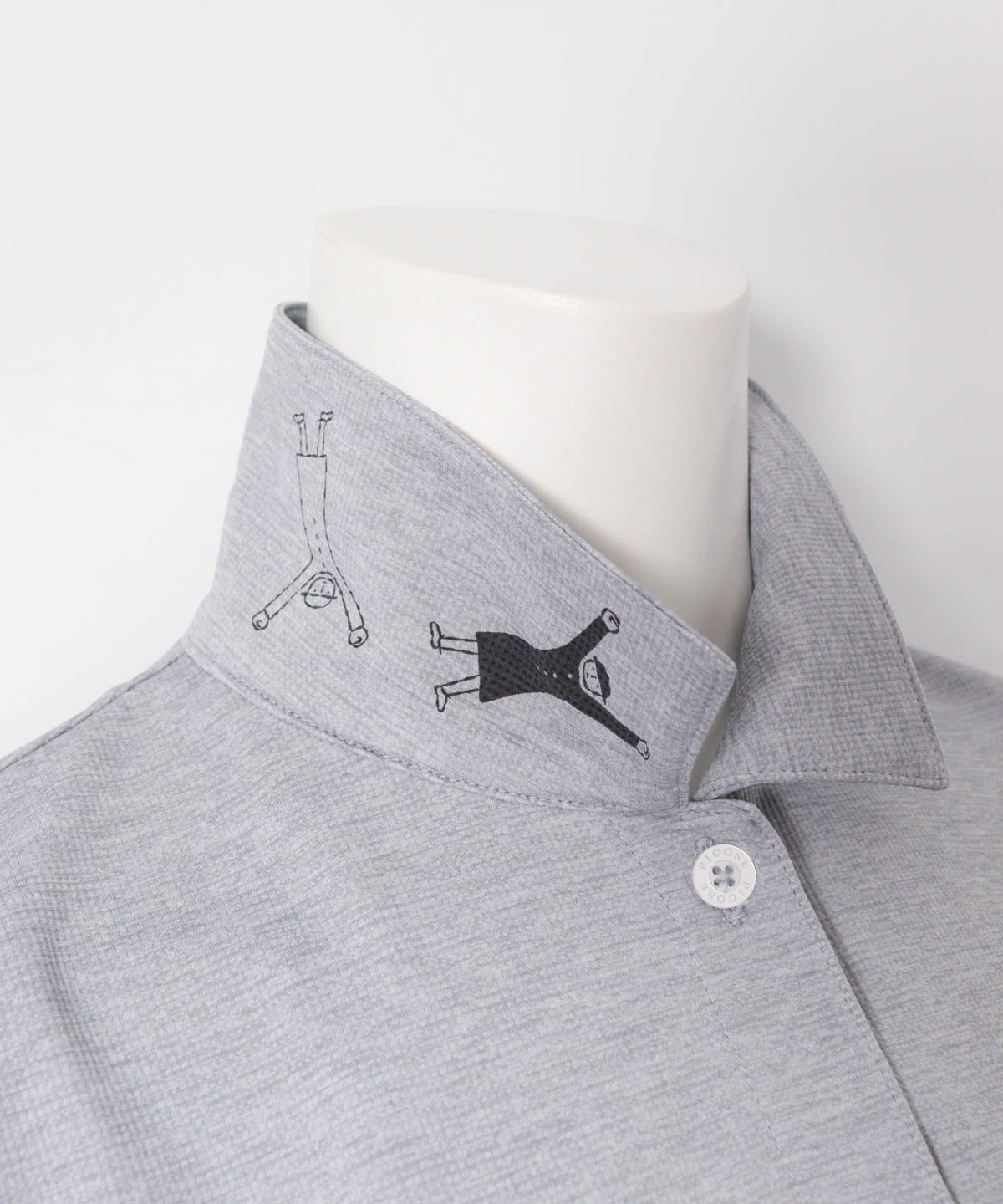 襟・襟裏（ライトグレー）