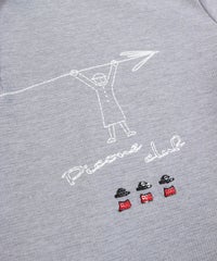 左胸デザイン（ライトグレー）