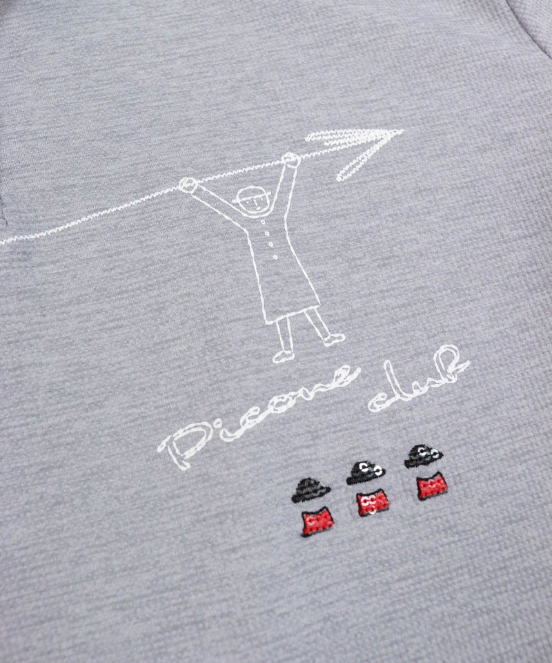 左胸デザイン（ライトグレー）