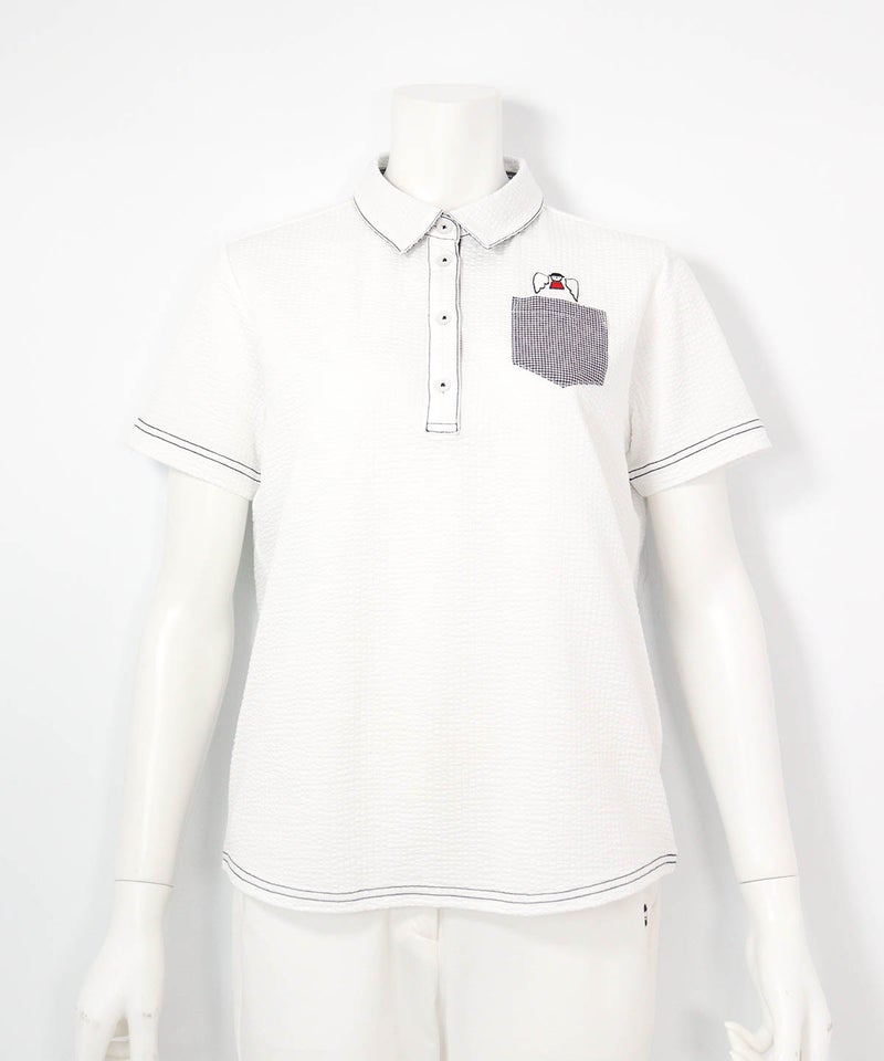 サッカー地速乾ポロシャツ(ホワイト)前