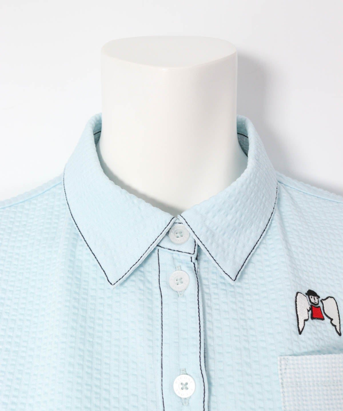 首元(ライトブルー)