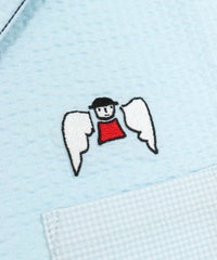 胸元デザインアップ(ライトブルー)