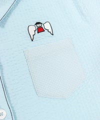 胸元ポケット(ライトブルー)