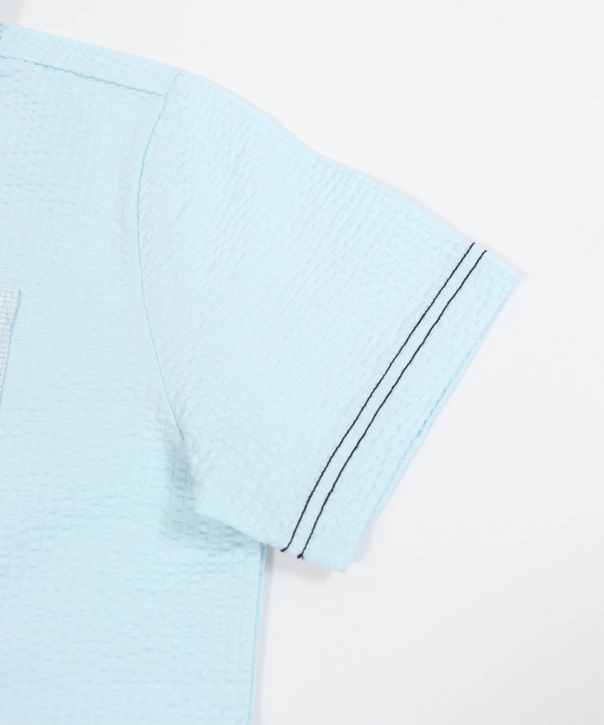 袖口(ライトブルー)