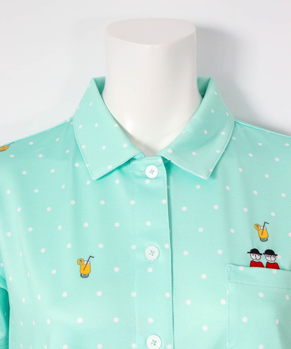 首元(ライトグリーン)