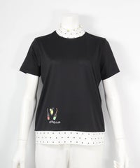 ドット切替UV速乾プルオーバー(ブラック)前