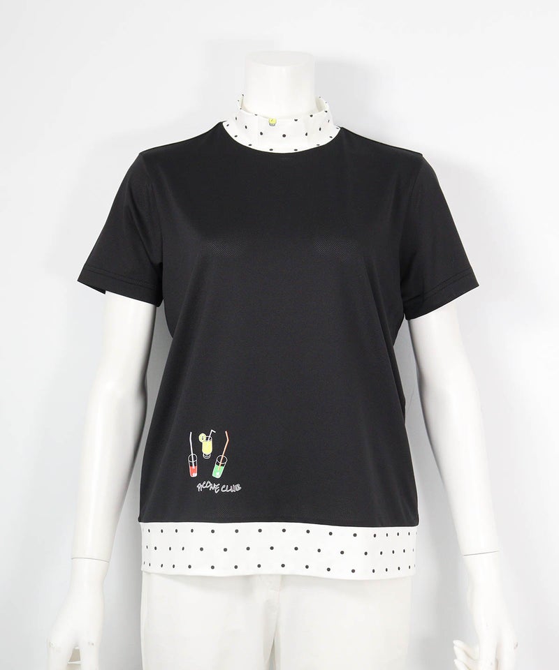 ドット切替UV速乾プルオーバー(ブラック)前