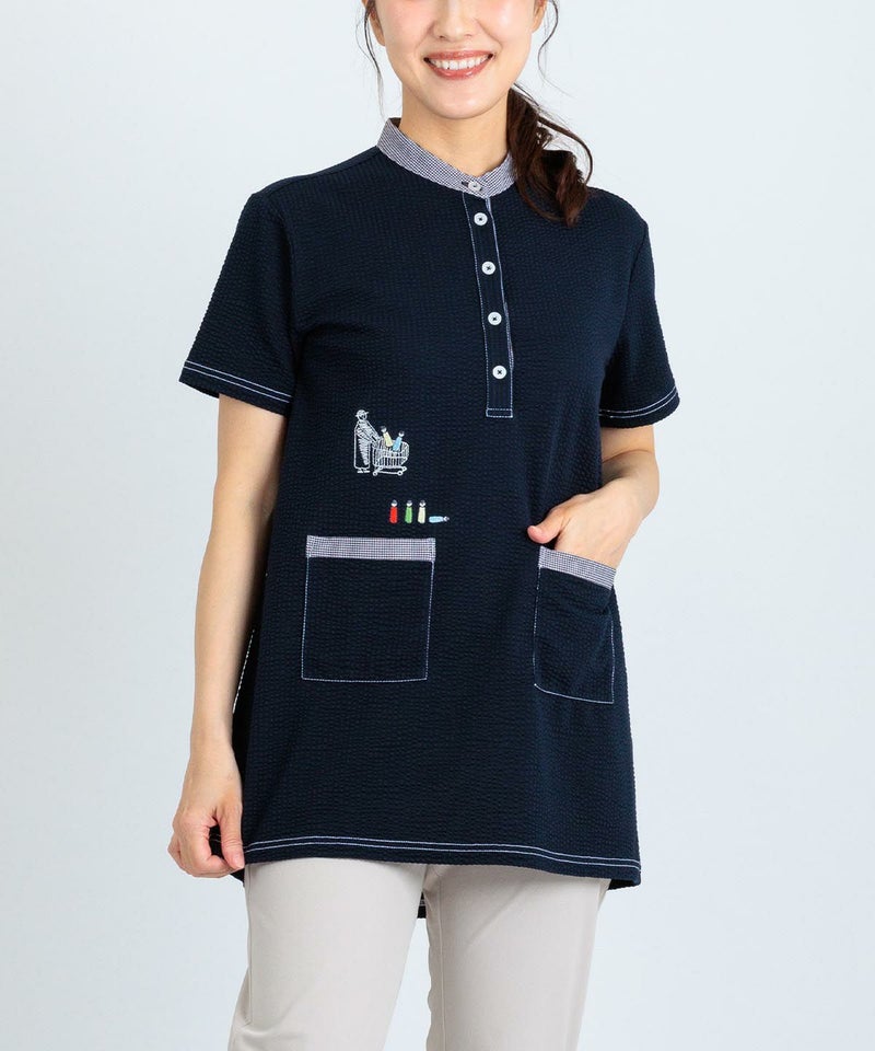 モデル着用画像(ネイビー)