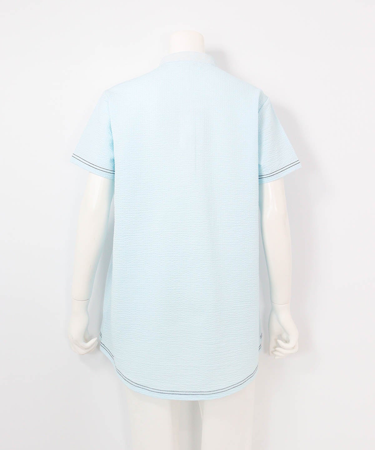 サッカー地速乾チュニック(ライトブルー)後ろ