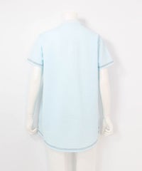 サッカー地速乾チュニック(ライトブルー)後ろ