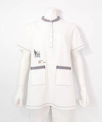 サッカー地速乾チュニック(ホワイト)前