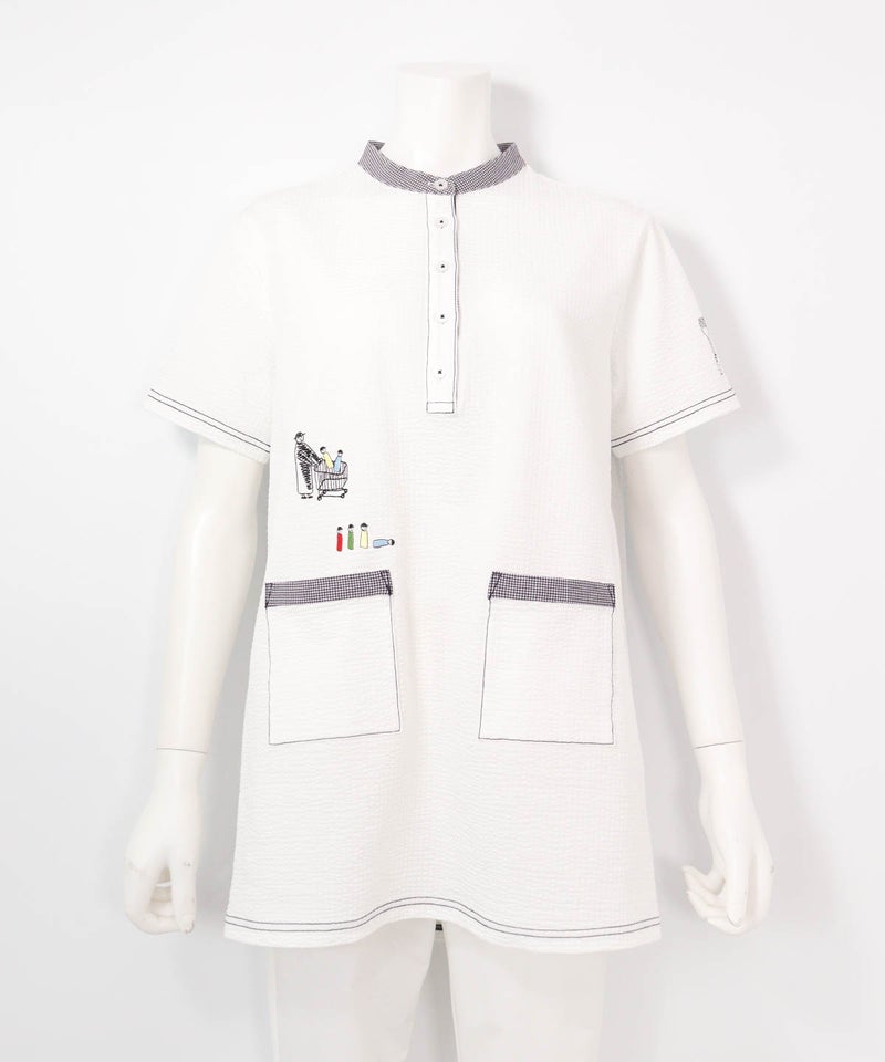 サッカー地速乾チュニック(ホワイト)前