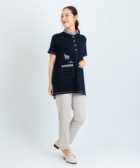 モデル着用画像(ネイビー)