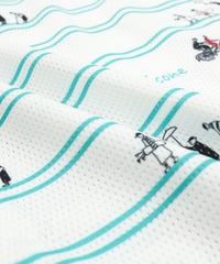 生地感(ホワイト×グリーン)