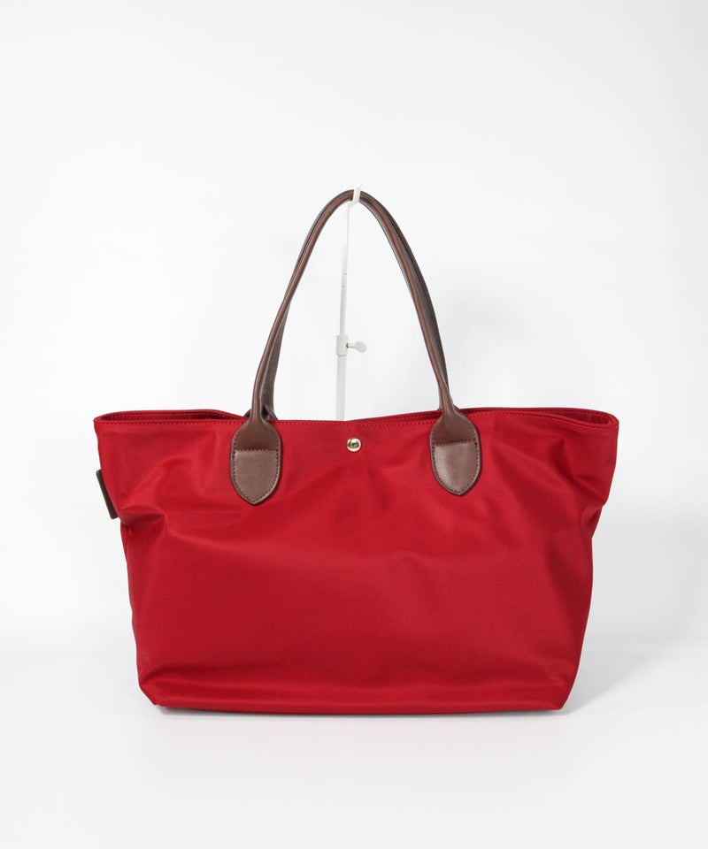 ファミリー刺繍トートバッグ後（レッド）