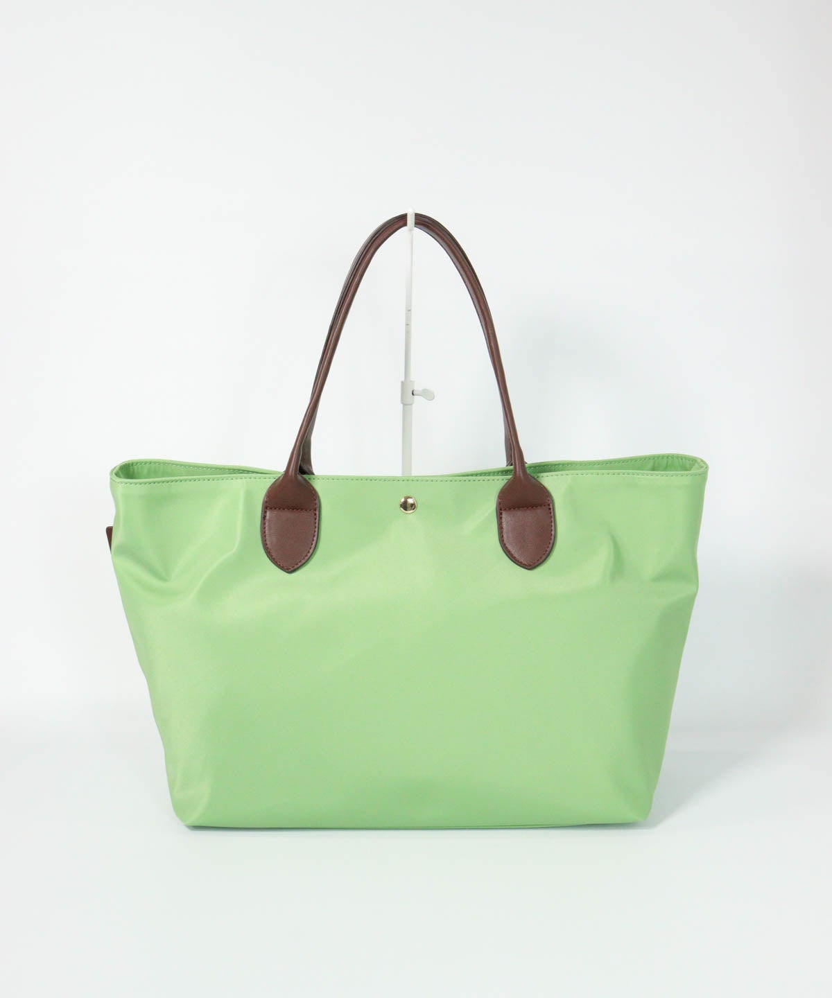 ファミリー刺繍トートバッグ後（ライトグリーン）