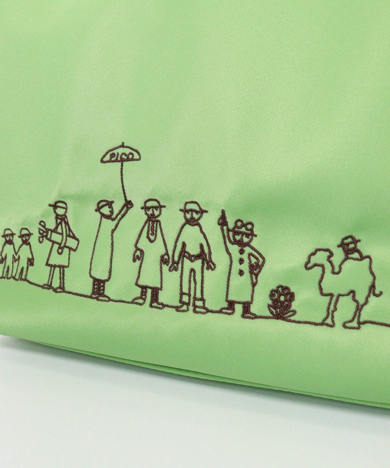 刺繍（ライトグリーン）