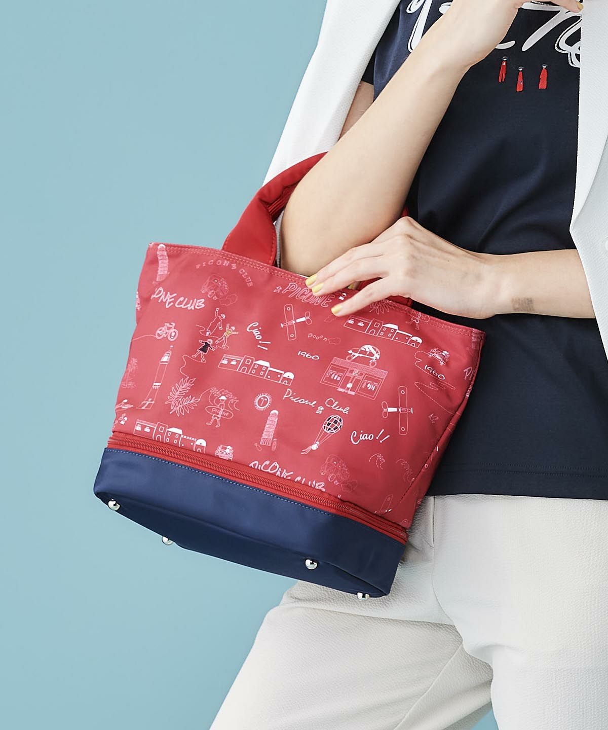 モデル着用画像（レッド）