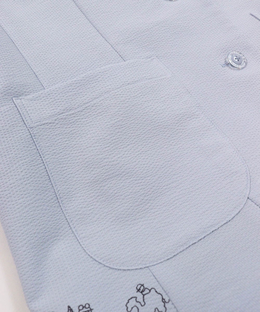 ポケット（ライトブルー）