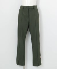 裾スリットUV冷感パンツ（カーキ）