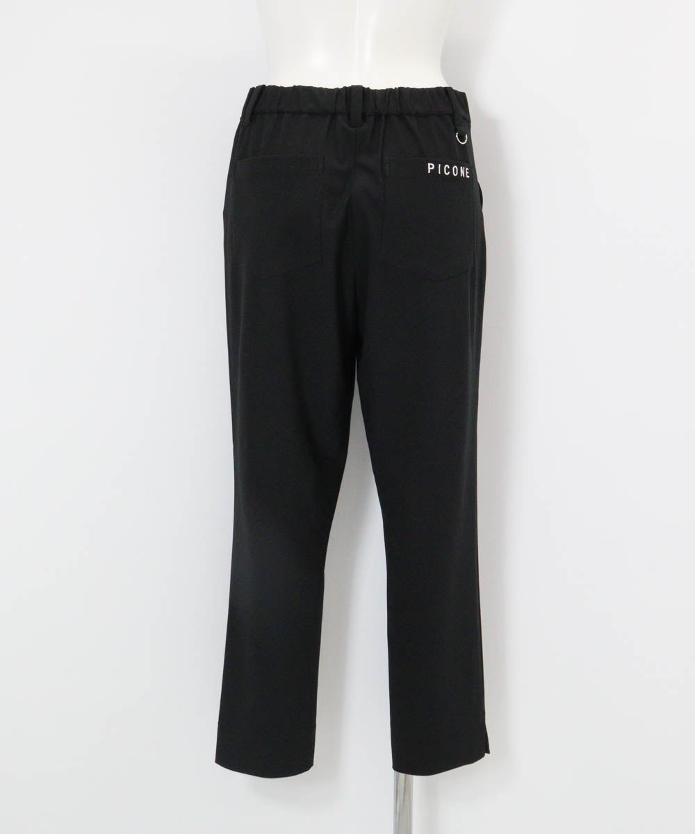 UV速乾カノコクロップドパンツ後（ブラック）