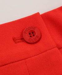 ウエストボタン（レッド）