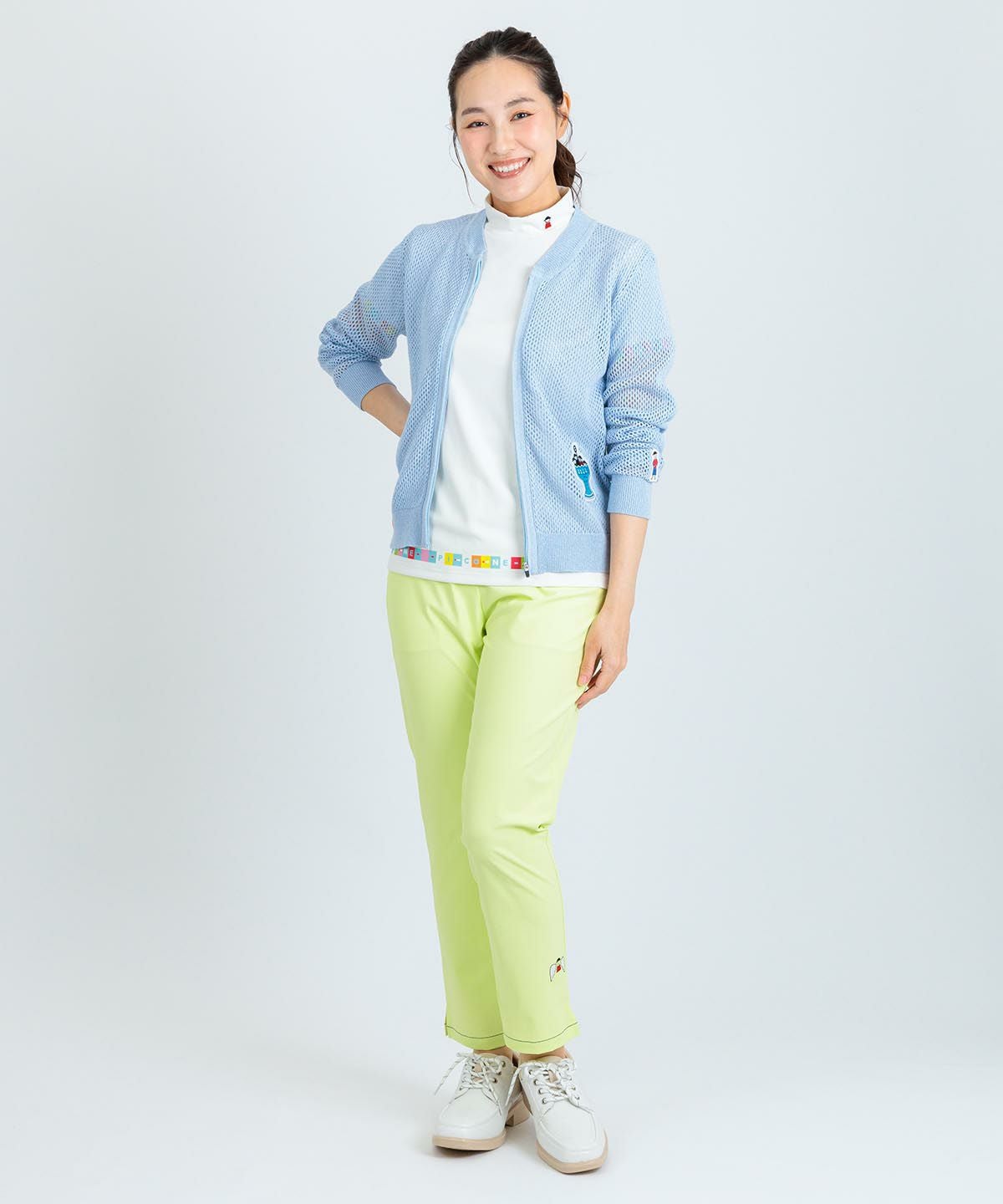 モデル着用画像（ライトブルー）