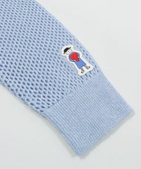 袖口ピコデザイン（ライトブルー）